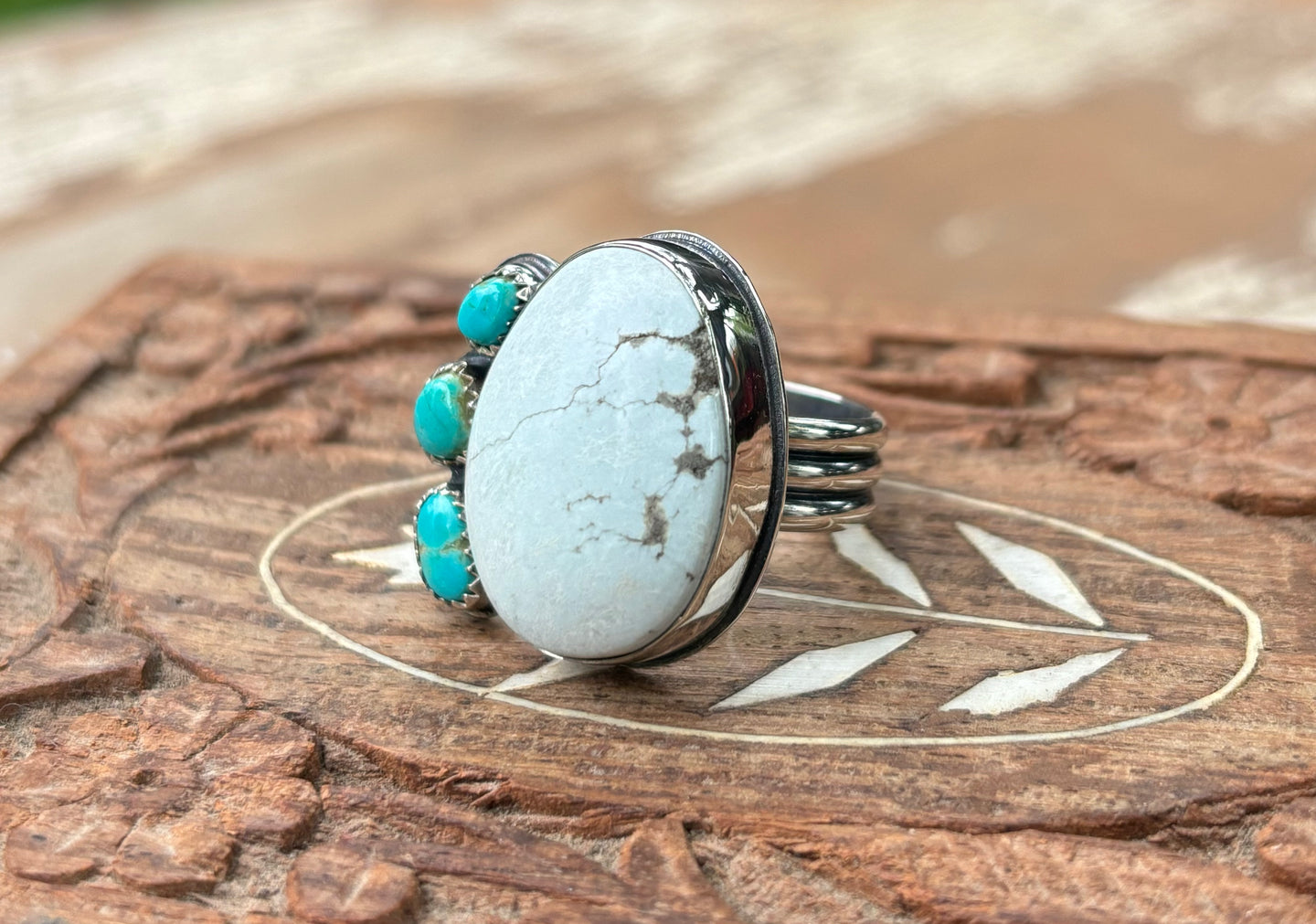 Yellowstone Variscite Ring