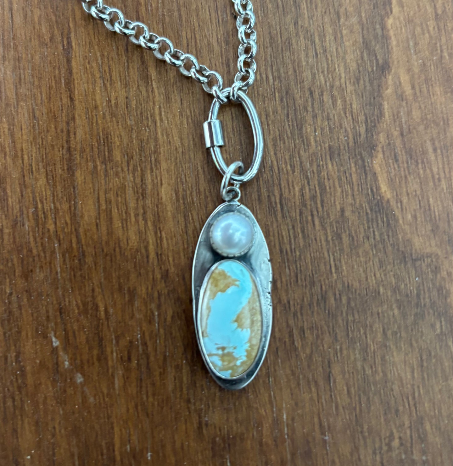 Royston Turquoise Pendant Necklace